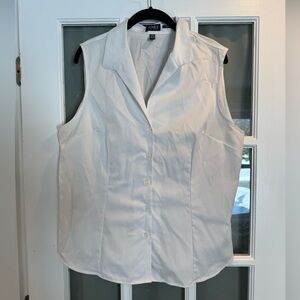 Jones New York Women's White Button Down Shirt